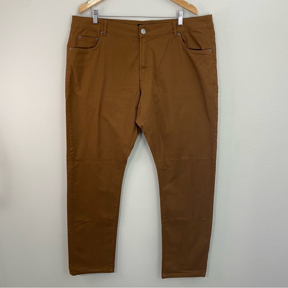 American Tall Carman Taperer Fit Brown Jeans Pants Women's Size 42/36